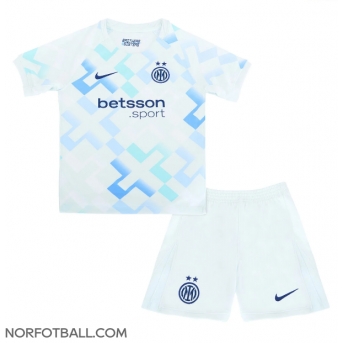 Billige Fotballdrakt Inter Milan Replika Bortedraktsett Barn 2025-26 Kortermet (med bukser)